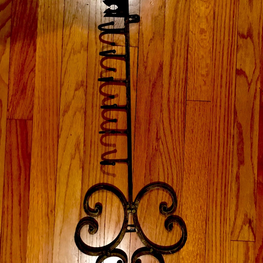 Metal gold decorative key hook
